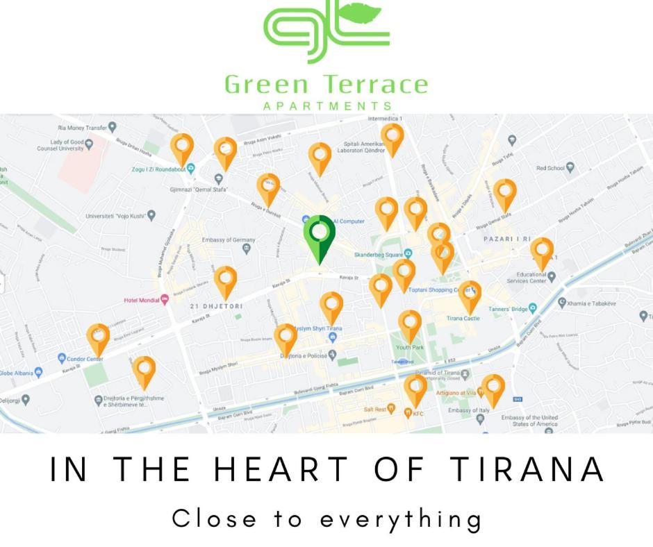 Green Terrace Apartment 4 Tirana Eksteriør billede